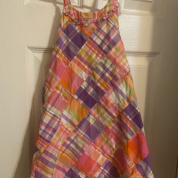 Janie and Jack Patchwork Madras Dress - Picture 3 of 7